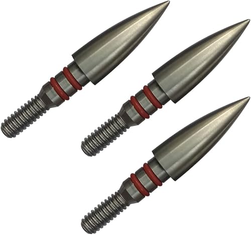 Miniatura 9 de Aklisdlha Puntas de flecha de punto de campo 100125150200300 granos, puntas de campo de tiro con arco, tornillo de acero inoxidable en puntas de