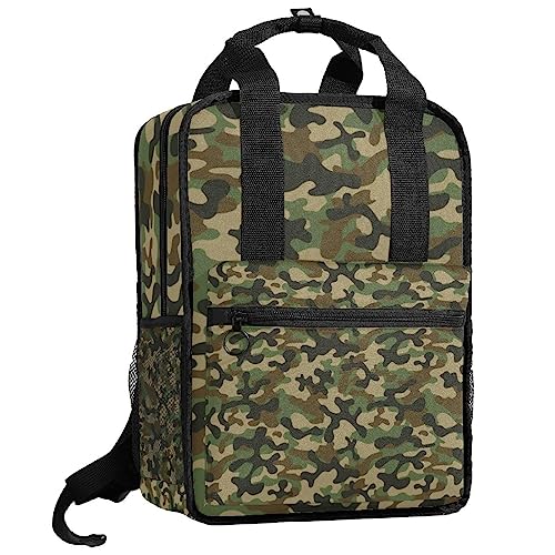 Sac à dos camouflage vert ajustable résout le problème des sacs trop grands