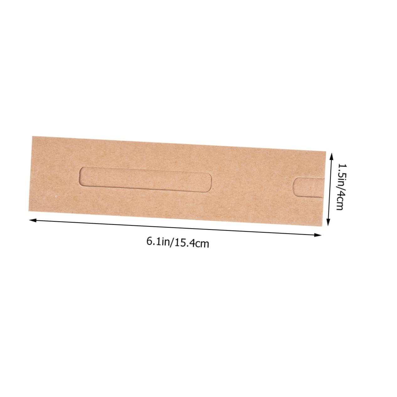 Gadpiparty 150 pezzi Bustine Portapenne Carta Kraft Resistente con Finestra Confezione Custodia Elegante per Penne Ufficio Scuola e Souvenir Design e per Protezione e Conservazione