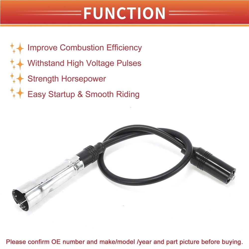 Cavo di accensione 059998031 Compatibile con VW Golf I II III IV 1.6 1.8 2.0 Cavi Bobina Candela Auto
