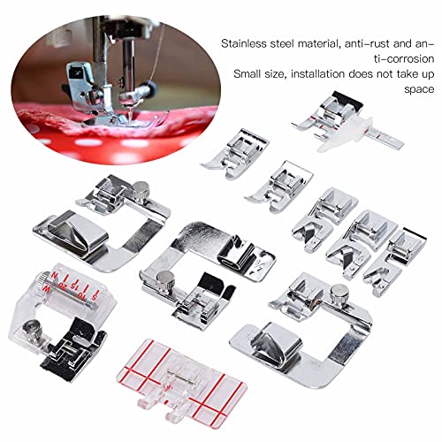 Kit de 11 Pies Prensatelas para Máquina de Coser miniatura 6