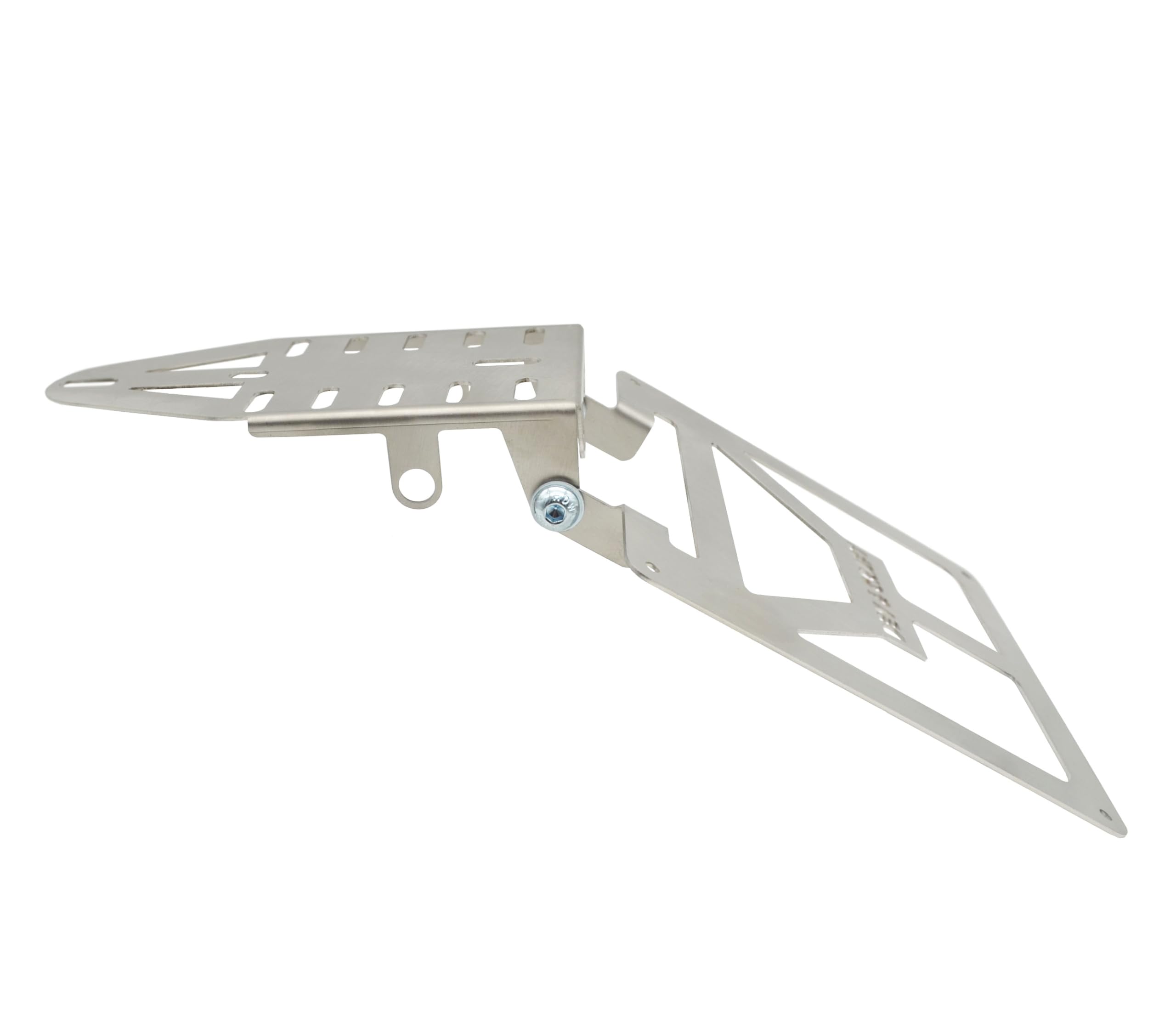 Portatarga Pieghevole Universale per Codino Stretto CC 125 300 450 Motard Enduro Moto