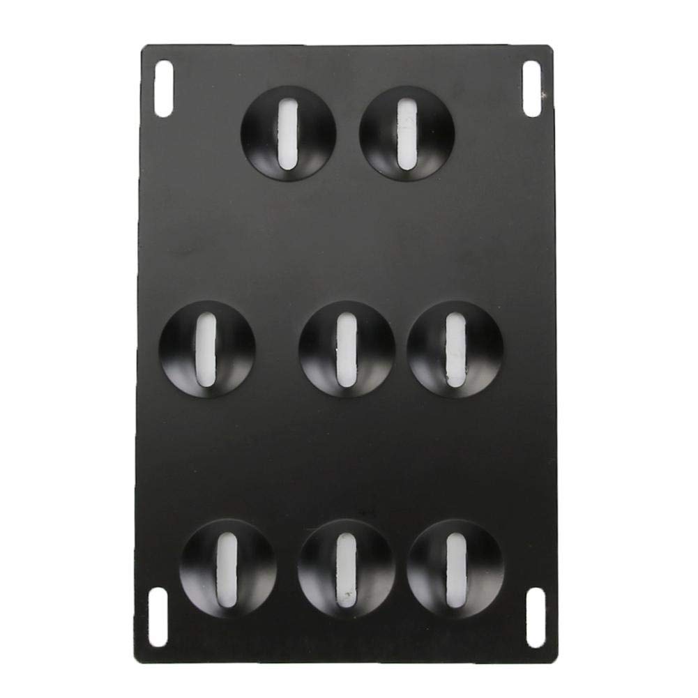 Uchwyt tablicy rejestracyjnej, stop aluminium hak holowniczy przedni zderzak hak holowniczy uchwyt tablicy rejestracyjnej, 8 otworów, regulowany uchwyt Tylko dla serii F 3, 4 i 5