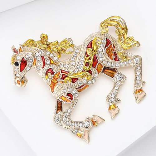 Image of Animal Brooch for Men Vintage Metal Wildlife Lapel Pin Suit Jacket Badge Fashion Accessories for Men