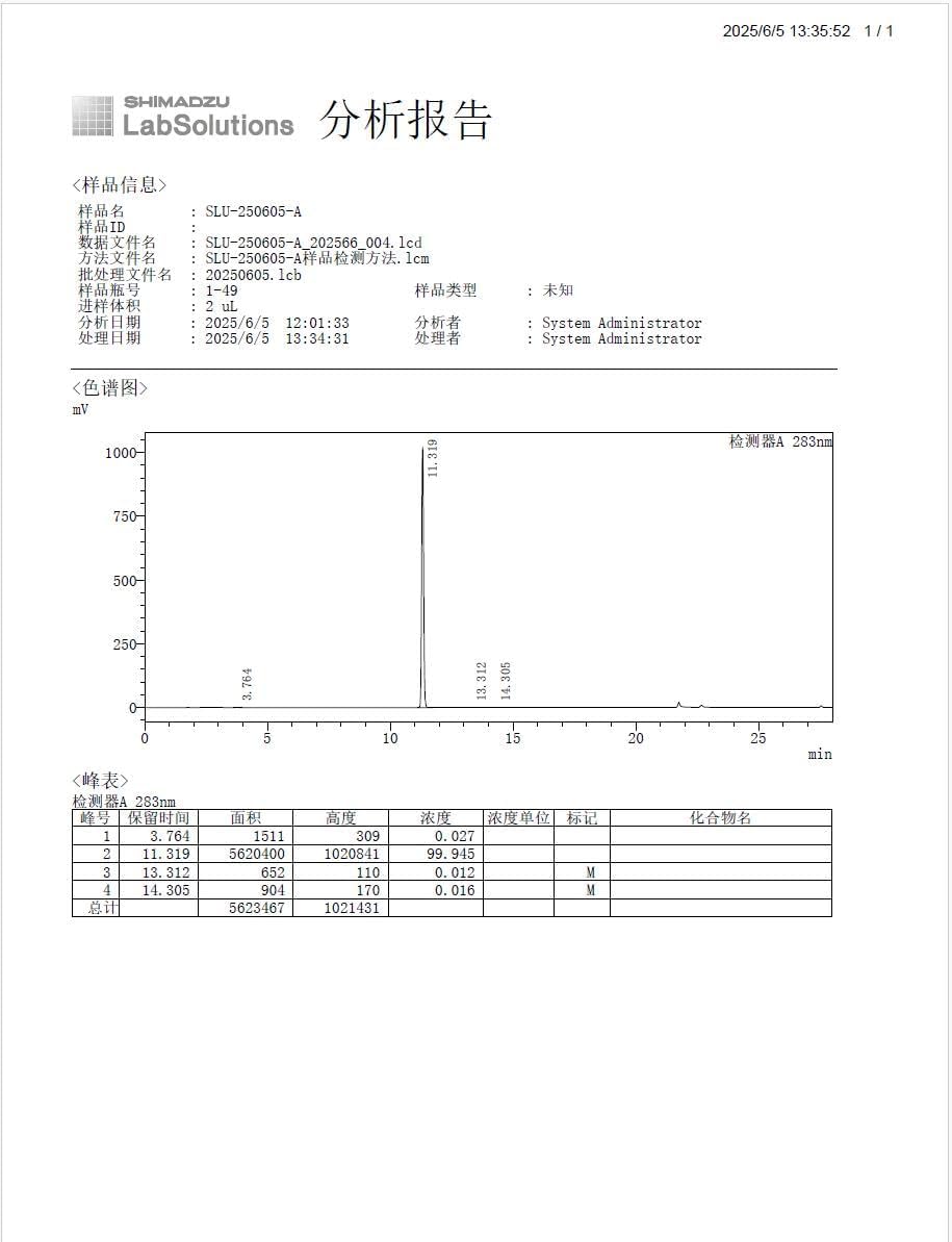 SLU-PP-332 Powder, 5 Gras, Purity 99% In, Include 100g Scoop, CAS