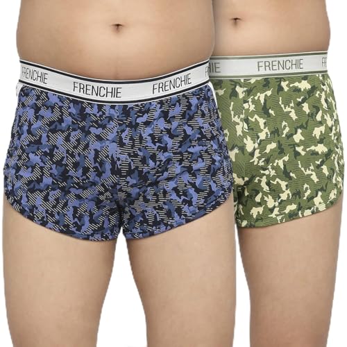 Image of Frenchie U19 Cotton Trunk for Boys Underwear for Teenage Boys Pack of 2-Assorted