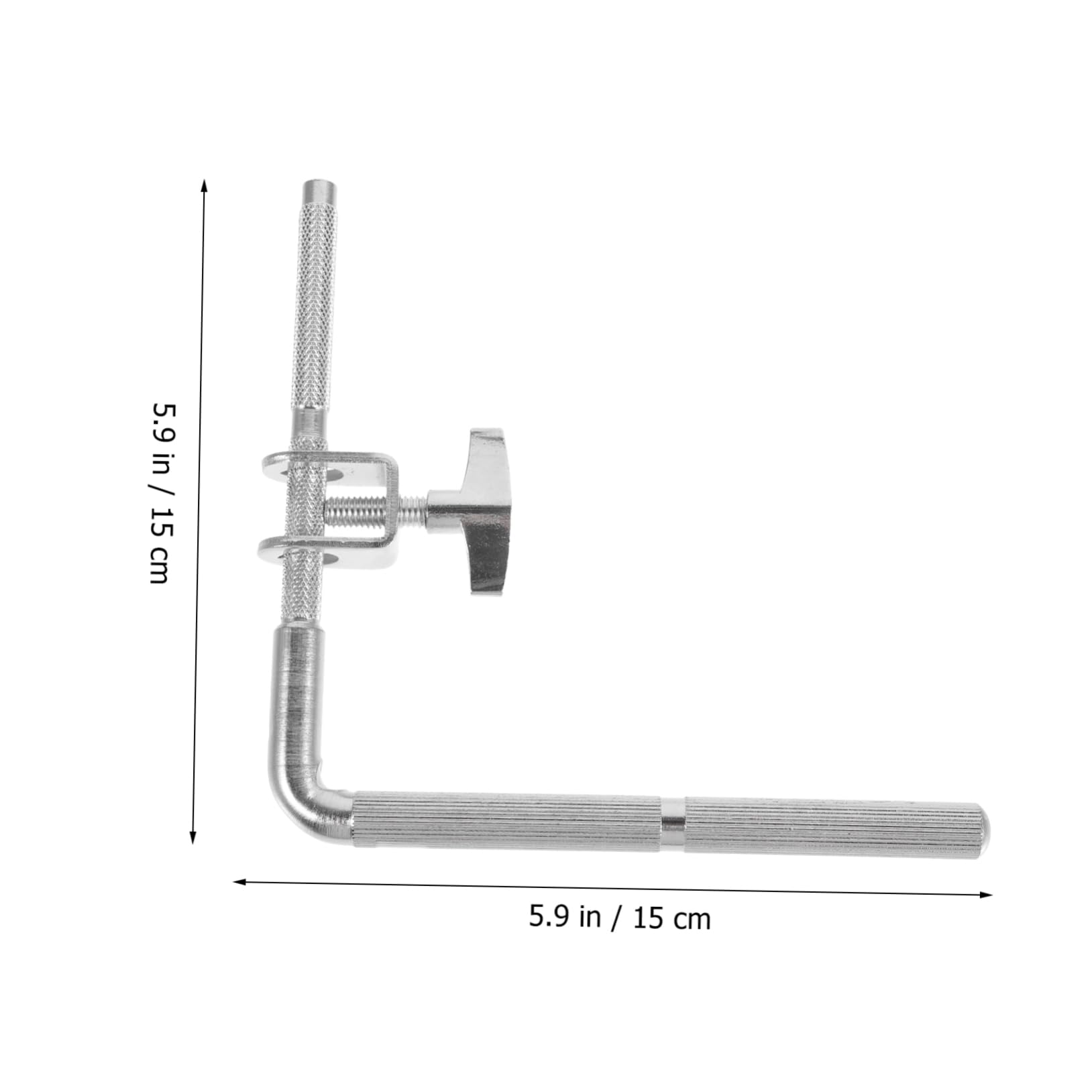 COSMEVIVI Cowbell Instrument Mount Clamp Drum Set Accessory Steel Drum Hardware Bracket