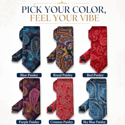 Image of WeiShang Neckties for Men, Classic Formal Tie