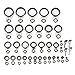 Telescopic Surf Casting Rod Guides Kit Fishing Eyes Ring Raft Line Stainless Steel ramic 37Pcs Top Tip Repair