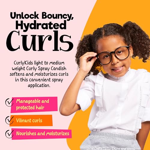 CurlyKids Leave-In Conditioner for Curly Hair - Moisturizes