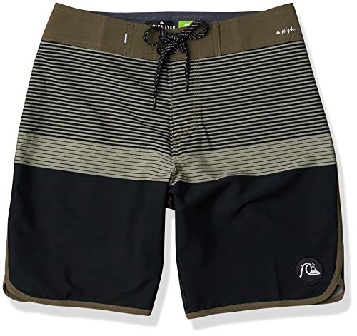 Quiksilver Men's Highline 19 Inch Outseam Stretch Boardshort Swim Trunk, Kalamata 1, 36