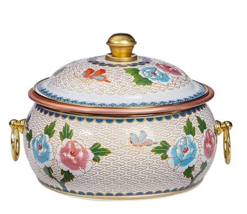 Olla para Hot Pot de cobre esmaltado 22 in x 22 in x 20 in miniatura 1