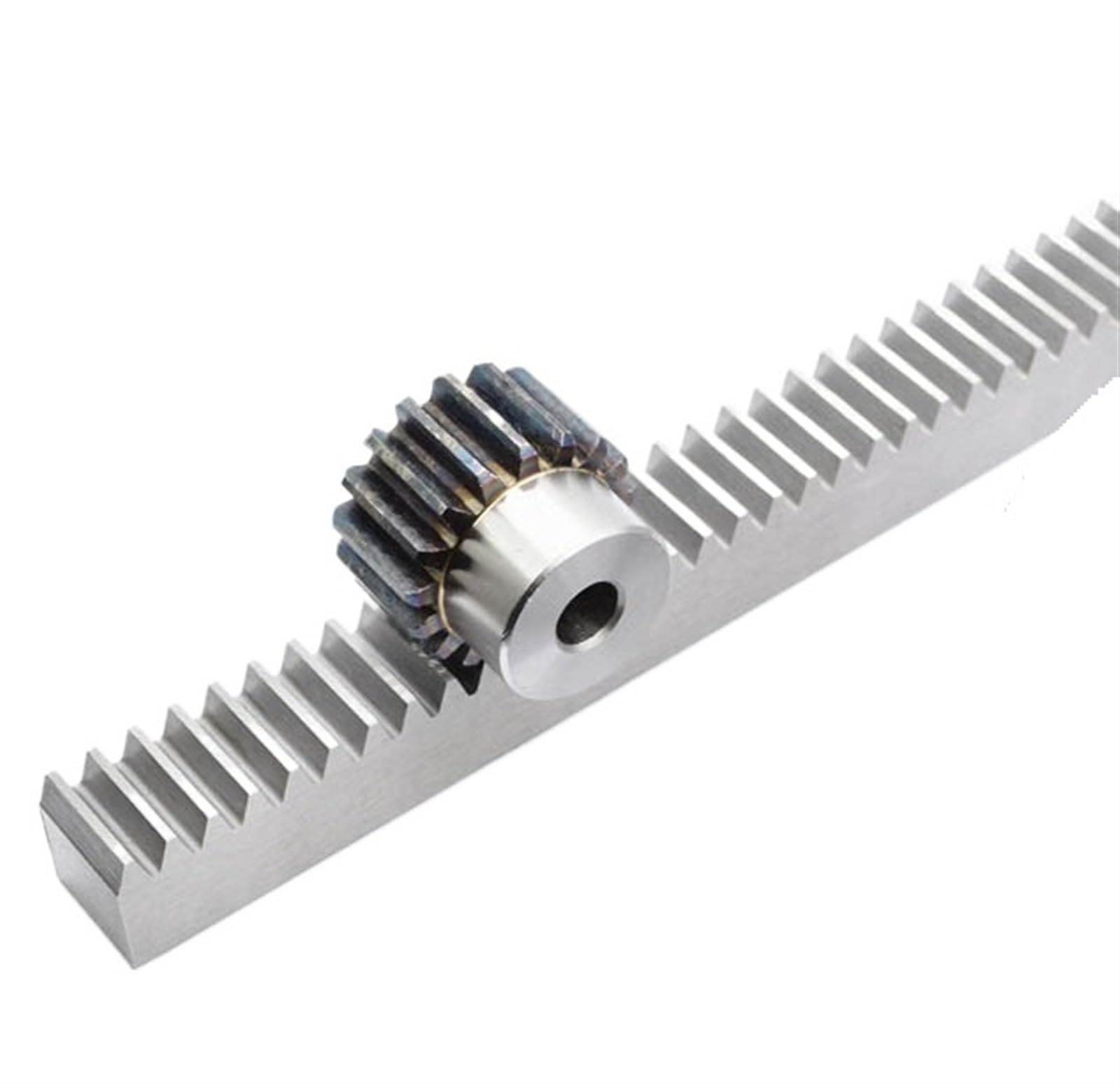 Bevel Gear Pinion Hardware Mechanical 1pcs 1Mod Gear Rack Steel 15 * 15 * 500mm + 1pcs 1M 45teeth Pinion Bore Hole 6/8/10/12mm Steel Gear Metal Gear(12mm Hole Gear1Reack)