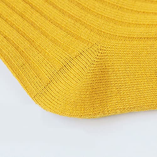 Children's Ankel Socks Candy Colored Double Needle Baby Mid Calf Fashionable Children's Solid Color Cotton Socks2