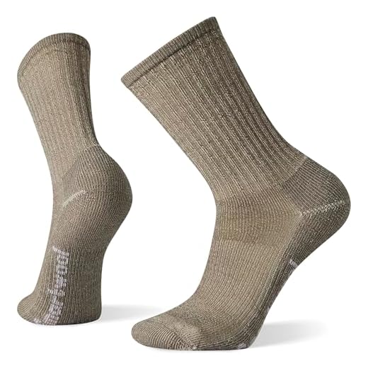 SmartWool Hike Classic Edition Light Cushion Crew Socks, Taupe, X-Large