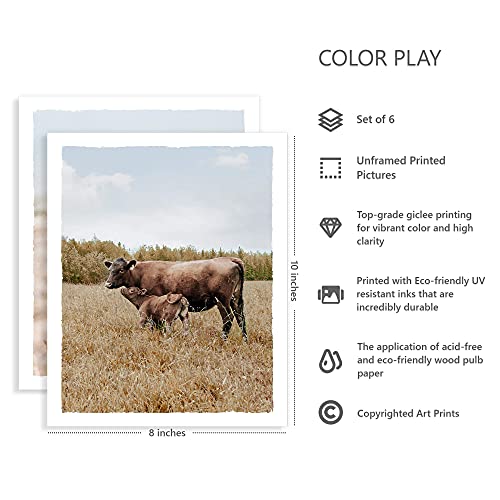 Autumn-Countryside-Farm-Nature-Landscape-Pictures-Wall-Art-Decor-Set-of-6-Rustic-Farmhouse-Barn-Windmill-Straw-Bales-Photograph-Cow-Prints-Unframed-8×10-Inch Autumn Countryside Farm Nature Landscape Pictures Wall Art Decor Set of 6 Rustic Farmhouse Barn Windmill Straw Bales Photograph Cow Prints Unframed 8×10 Inch