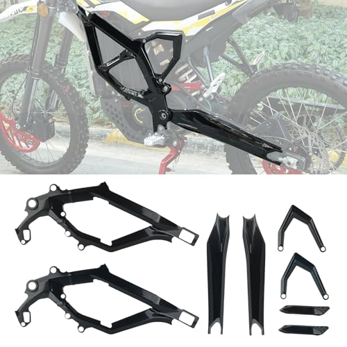 URLWALL Body Frame Protective Cover Fit for Sur-Ron Ultra Bee, Glossy Black Body Frame Protector Guard, E-Bike Accessoires for Sur-Ron