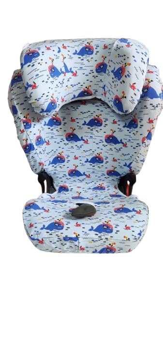 moon bebe Funda para Silla Romer Kid Plus (Azul)