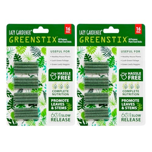 Lazy Gardener GreeStix Plant Food Fertilizer Sticks | Multipurpos...