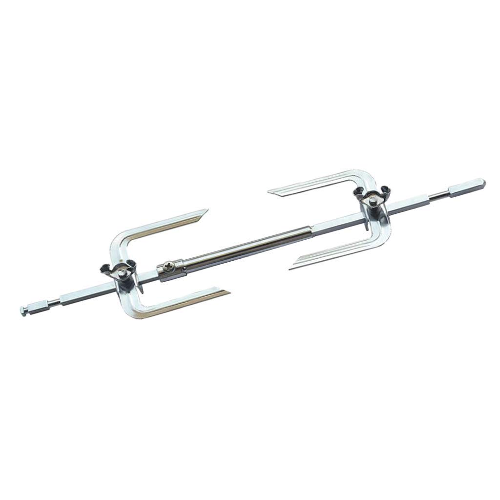 Tubayia Telescopic Rotisserie Rotisserie BBQ Rotisserie Skewer for Grill Oven