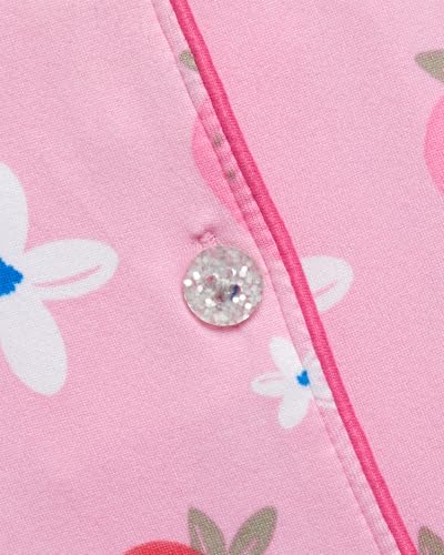 Rene Rofe Girls' Pajama Set - 2 Piece Button Down Sleep Shirt and Lounge Shorts - Sleepwear Set for Girls (4-12)4