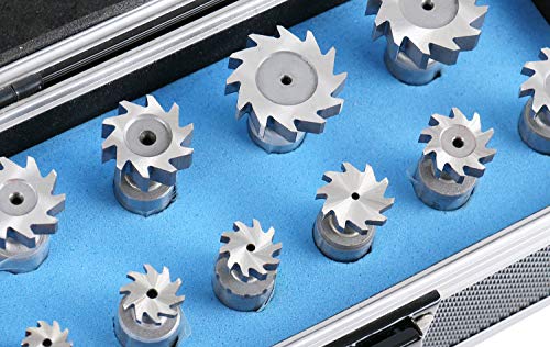 accusize industrial tools 10 pcs hss woodruff key cutter set 123939 straight shank 3800-1101