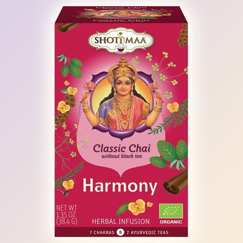 SHOTI MAA - Infusion Ayurvédica Orgánica de Té Chai sin Tè Negro - 16 filtros