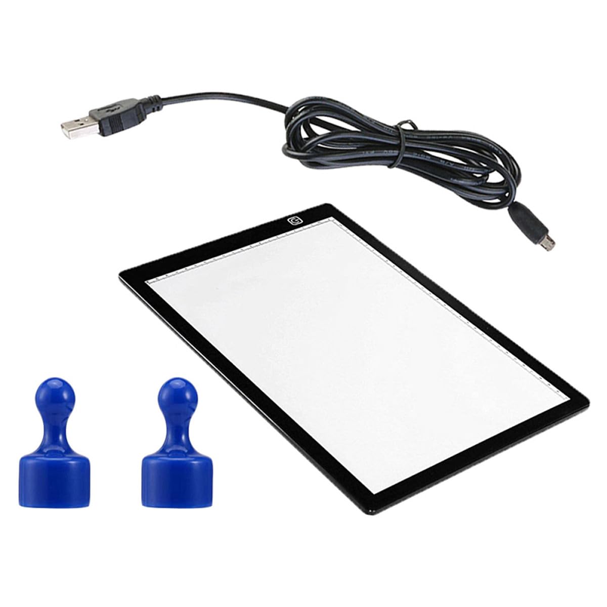 TEMPNAP Planche à Dessin Lumineuse A4 LED Magnétique avec Surface Acrylique Mate, Design Innovant, Poids Léger et Règle Intégrée pour Dessin et Animation 2d