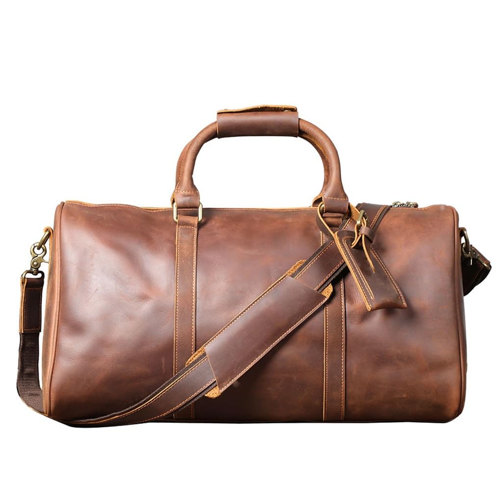 Sac de voyage vintage grande capacité idéal pour vos week-ends évasion