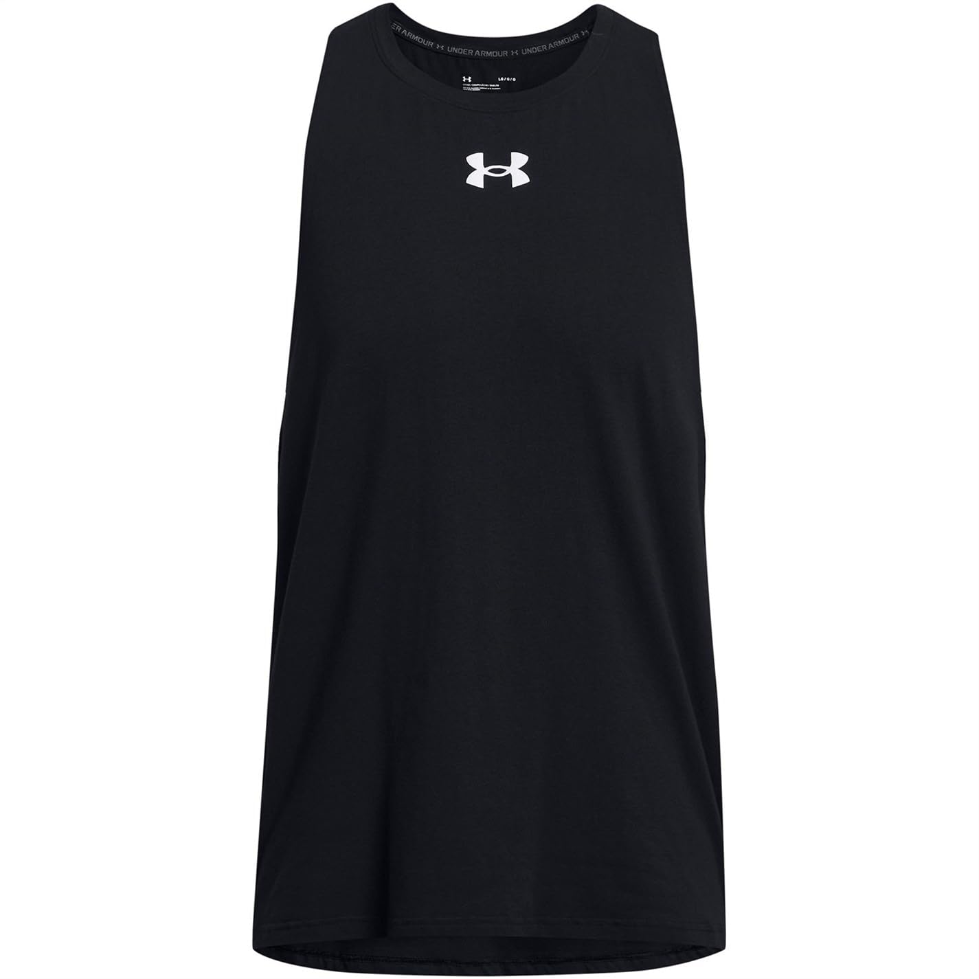 Under Armour Mens Baseline Tank Top Black/ModGray XXL