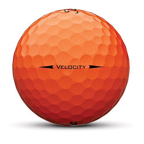 Titleist Velocity Golf Balls, Orange, Prior Generation (One Dozen) #TOP3