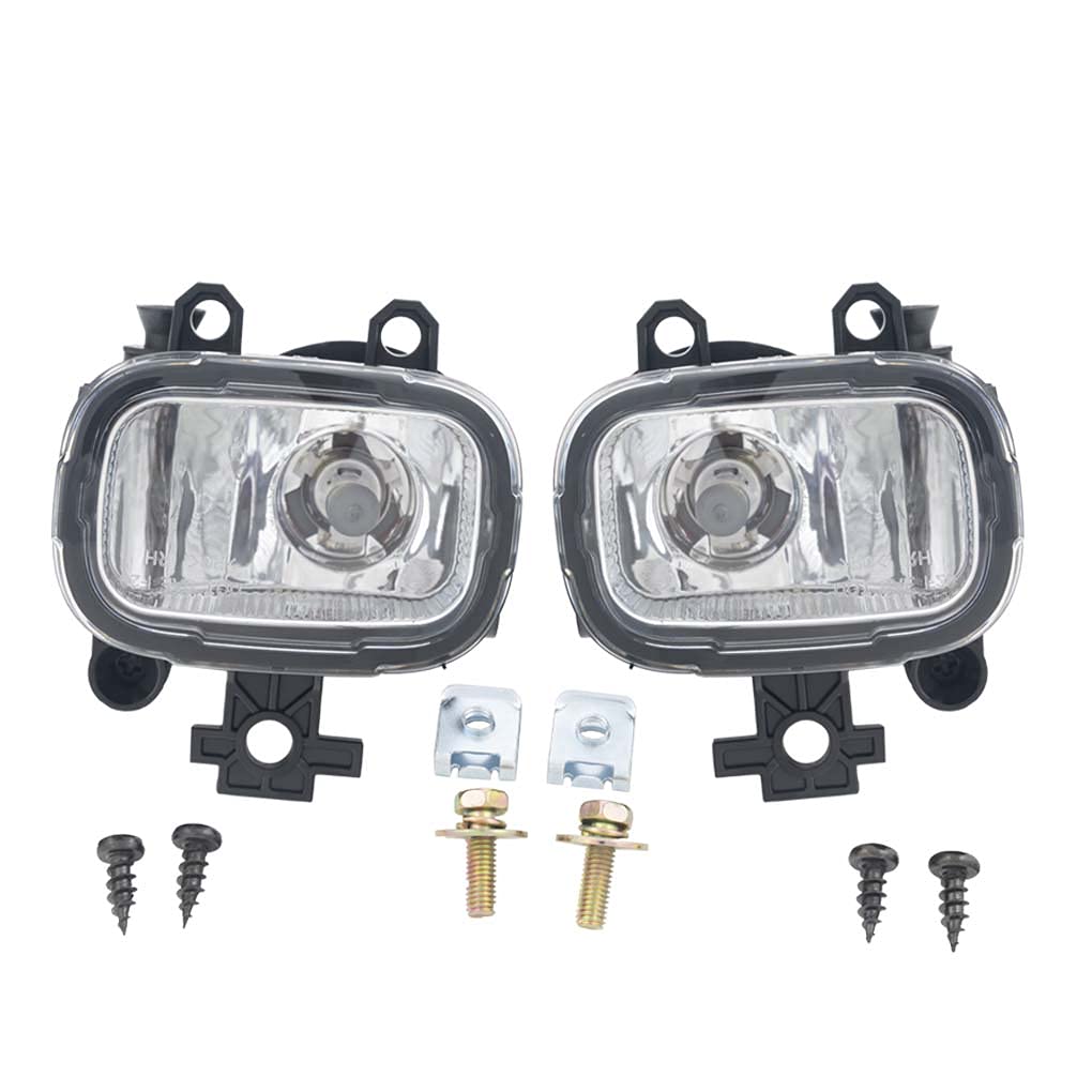 Fog Light Assembly Compatible With 2021 2022 2023 2024 Nissan Kicks Halogen Fog Lights Left/Driver Side & Right/Passenger Side DOT/SAE Compliant