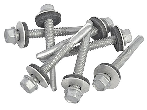 TechFast Heavy Duty Sheet to Steel Roofing Screws, Multi-coloured, 5.5 x 51mm - Image 4