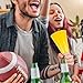 Abaodam Cheer Megaphone Horn for Parties Sports Events Matches Games Portable Plastic Noisemaker Lightweight Horn for Team Spirit and Fun Atmosphere
