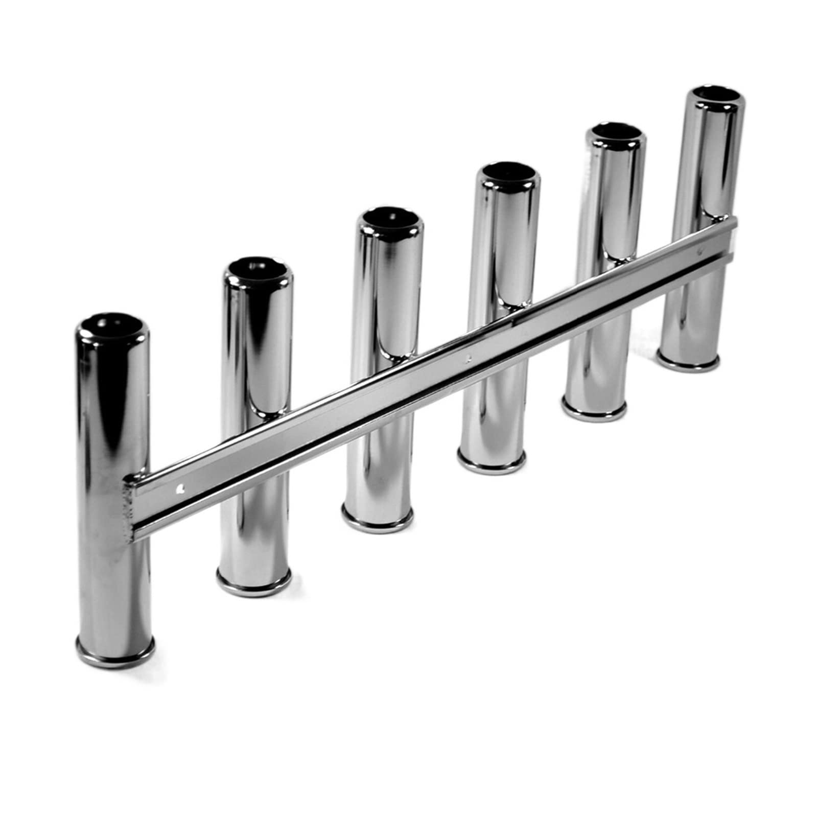 6 Link Angelrute Halter 6 Röhrchen Rod Pod Rack Edelstahl Boot Marine Yacht Einfache Montage