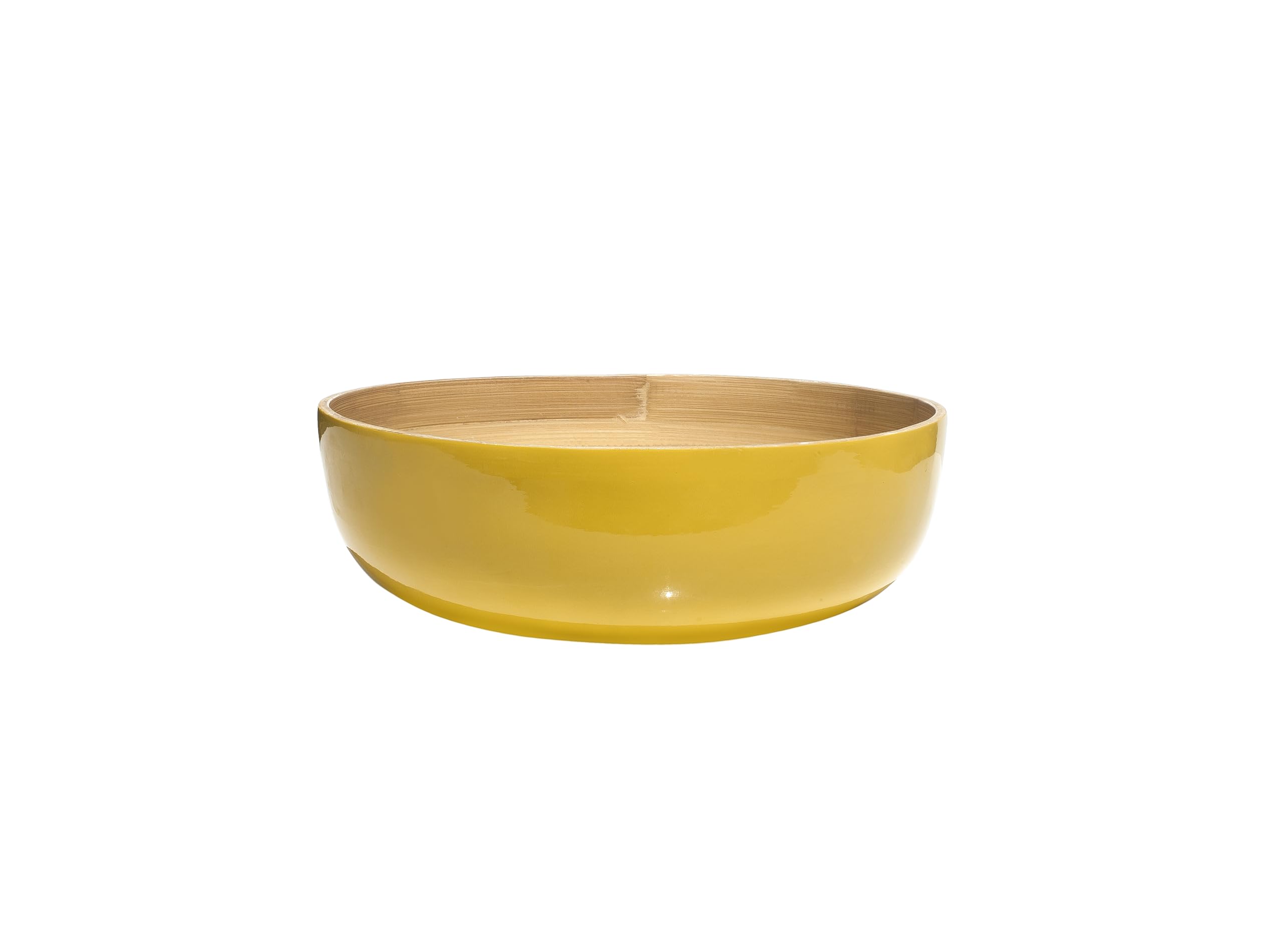 IBILI Fountain Bamboo Natural Mustard Shine25X8