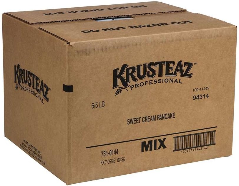 Krusteaz Sweet Cream Pancake Mix, 5 Pound -- 6 per case.