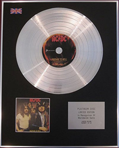 Century Music Awards Ac/Dc - Cd Platinum Disc - Highway To Hell
