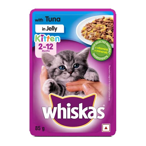 Whiskas-Wet-Cat-Food-for-Kittens-2-12-Months-Tuna-in-Jelly-Flavour-12-Pouches-12-x-85g-Kitten-2-12-Months-Dry-Cat-Food-Mackerel-Flavour-450g-Pack