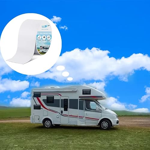 Rv Roof Sealant Tape,Butyl Tape,2 In * 50 Ft Weatherproof And Anti-Uv Sealant Roofing Tape,For Rv Roof,Window, Boat,Truck Stop Camper Roof #TOP2