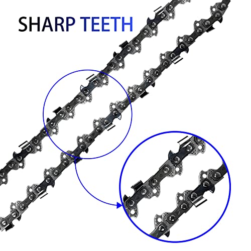 Opuladuo 10 Inch Pole Saw Chain For Harbor Freight Atlas 56934, 10" Polesaw Chain For Makita Ey401Mp Ey2650H25H, Chainsaw Chain For Poulan Pln1510 And Echo Models - 3/8" - .050" - 39 Drive Links #TOP2