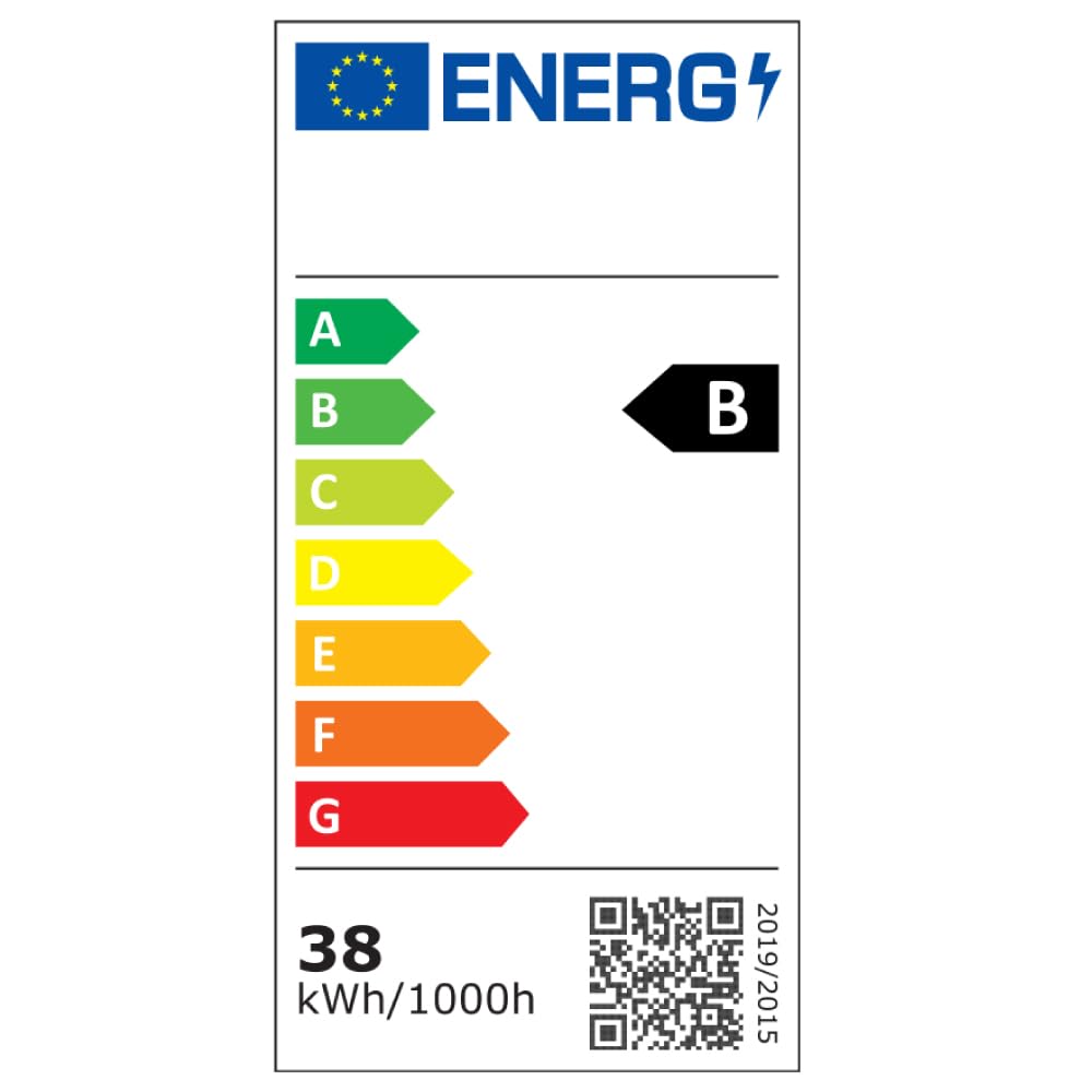 Eurocali Lampada LED E40 38W Tubolare 7500 lumen Filamento Bianco Naturale 4000K - Sostituzione Alogenuri Metallici - Alta Efficienza 197 lm/W - Impermeabile IP65 - diffusore in vetro trasparente