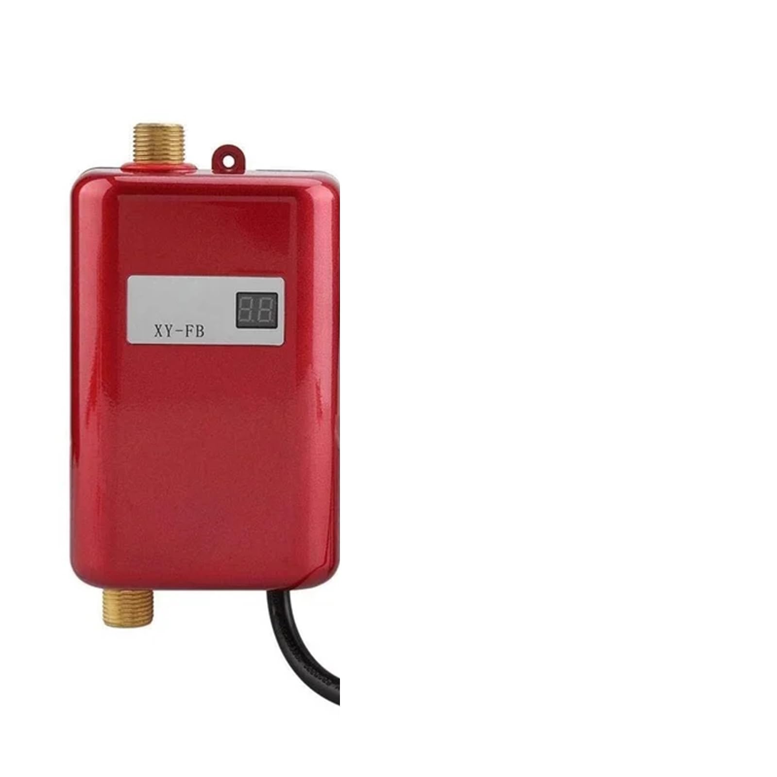 Mooilko Rosso Electric Water Heater 3000W Mini Tankless Instant Hot Water Heater System For Bathroom Kitchen Household Easy To Use(Rosso)