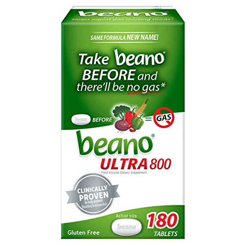 Beano Ultra 800 Food Enzyme - 180 Tablets