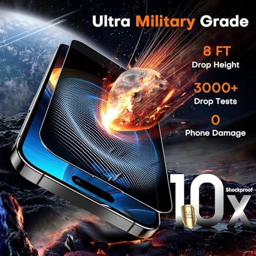 Image of AIBEX Privacy Tempered Glass for Apple iPhone 15 Plus /Apple iPhone 16 Plus | 9H Hardness | Anti-Spy Screen Guard | Anti-Fingerprint | Edge-to-Edge Privacy Protection | Bubble-Free Installation