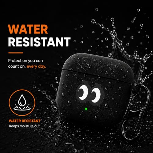 Image of Anvique Silicone Case for OnePlus Buds 4 Pro,Shockproof Protective Cover, Scratch Resistant, Lightweight, Precise Fit with Charging Access (CuteEYE)