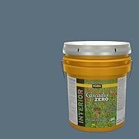 Vista 129 de Rodda Paint CASCADIA ZERO - Pintura e imprimación semibrillante para interiores en uno, 1 galón, azul bendito