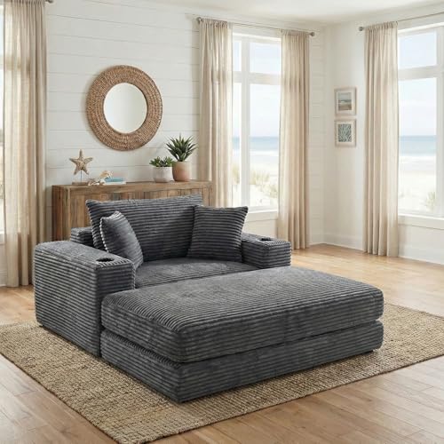 Sillón Plegable Poliuretano Gris