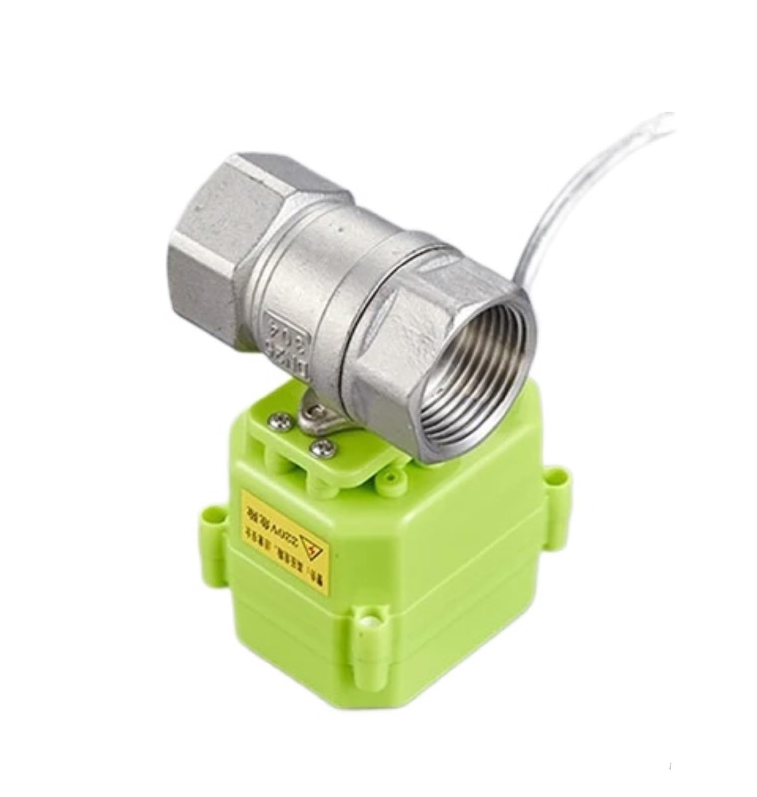 Valve motorisée Vanne à boisseau sphérique motorisée en acier inoxydable 3/8", 1/2", 1" et 1-1/4", AC 220 V, DC 9 V-24 V, avec rétroaction de signal et fenêtre de visualisation.(1/2",DC9V-24V_XY-02K)