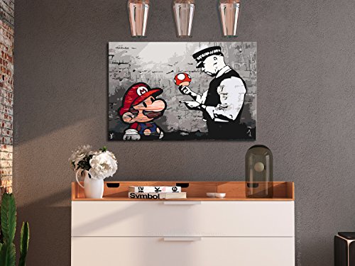 Murando Dipingere con i Numeri Kit Banksy Mario